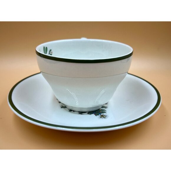 VTG 2 Pc. Cuthbertson "Original Christmas Tree" Teacup & Saucer-Made in England - Picture 10 of 10